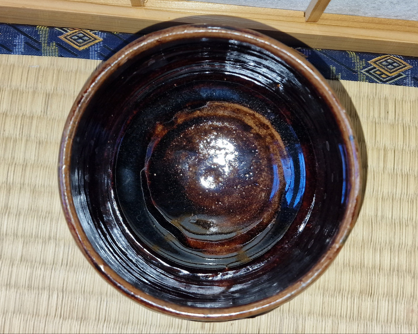 Brown chawan, tea bowl