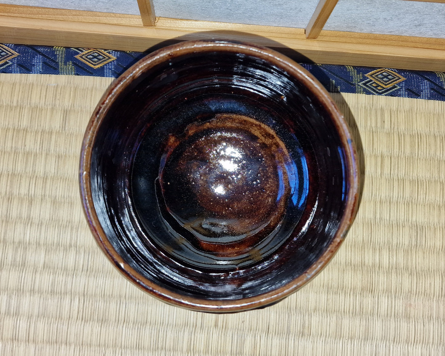 Brown chawan, tea bowl