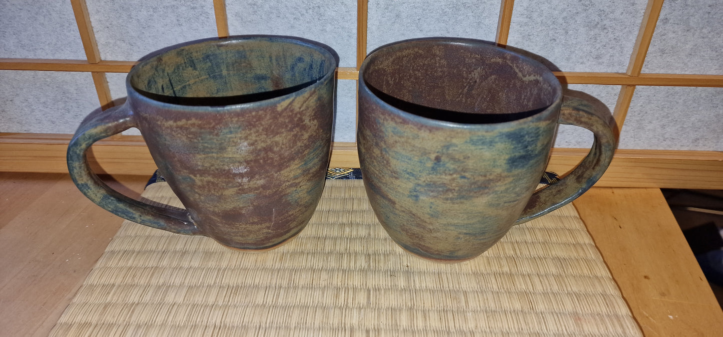 Large brown mug
