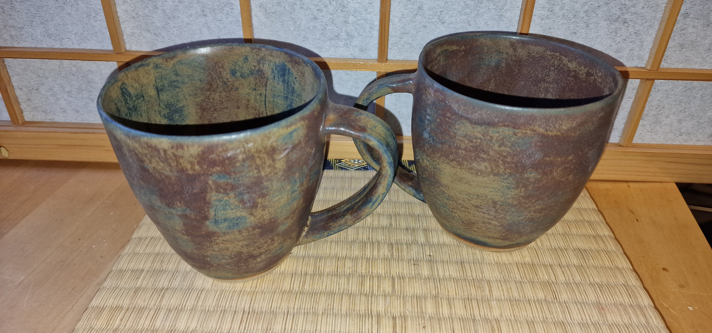 Large brown mug