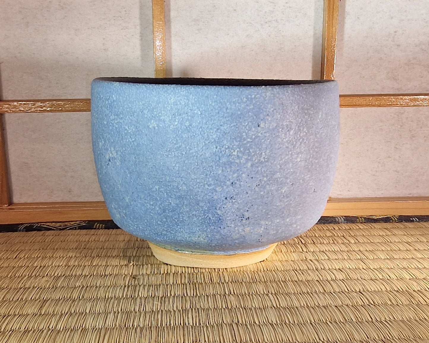 Blue chawan, tea bowl