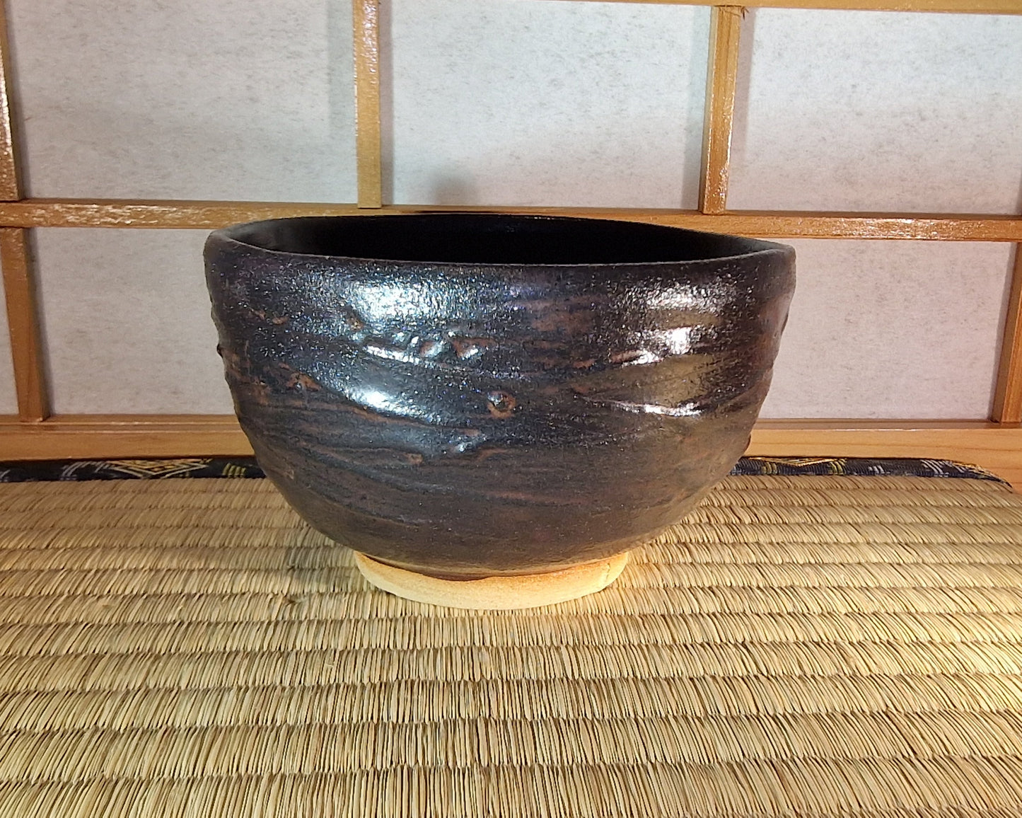 Black chawan, teabowl