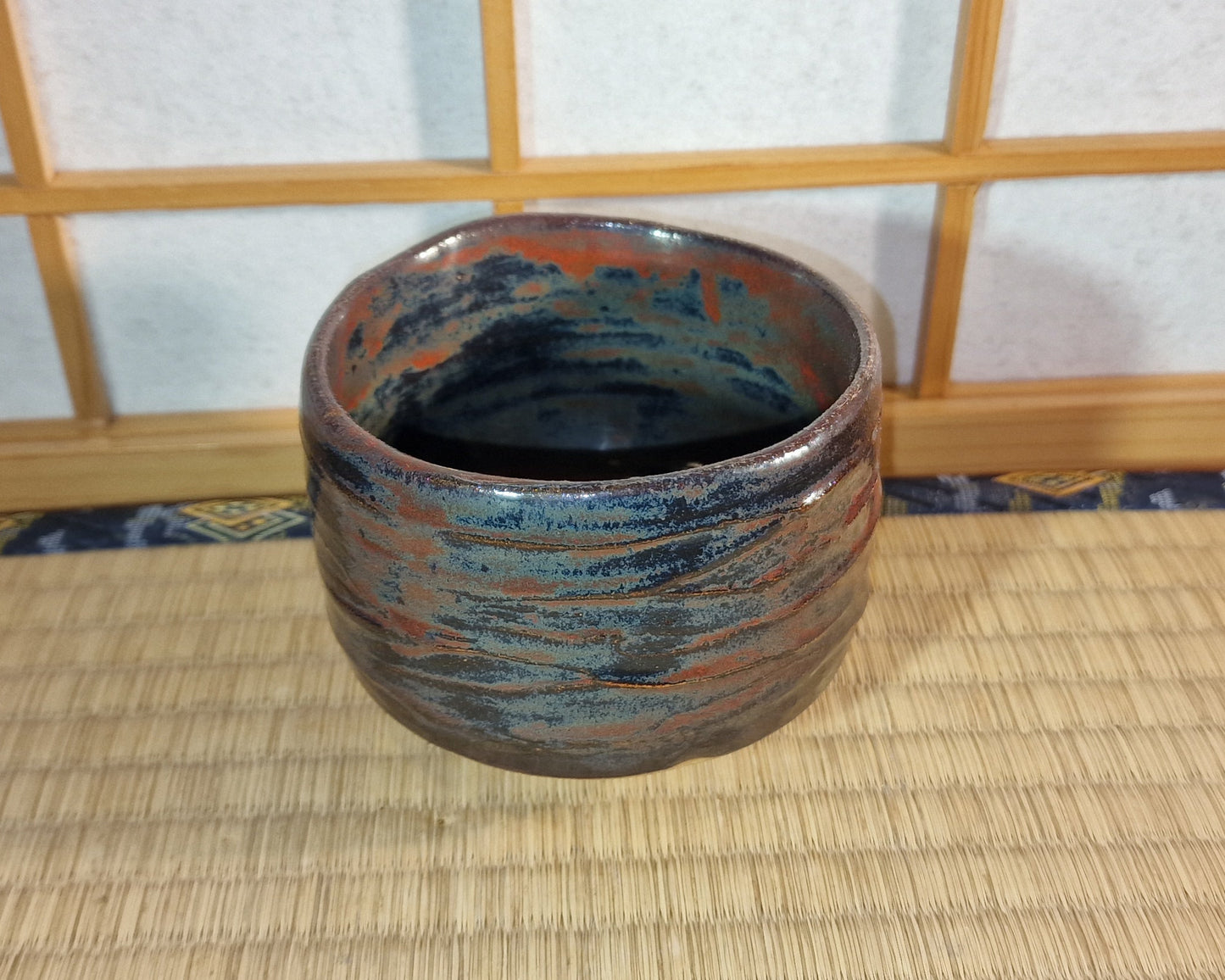 Black chawan, tea bowl