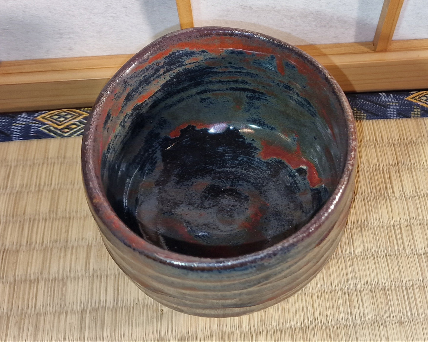 Black chawan, tea bowl
