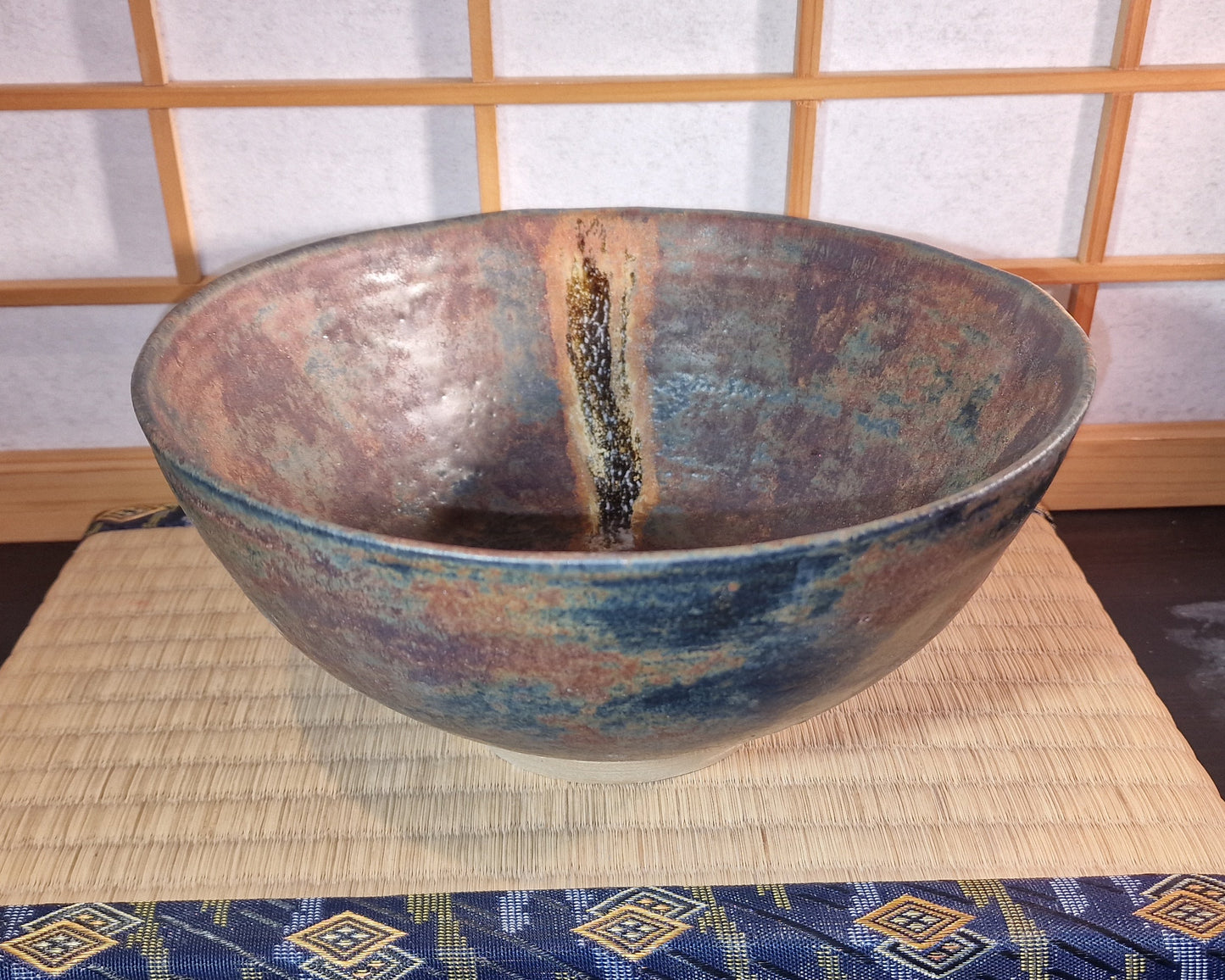 Large brown bowl