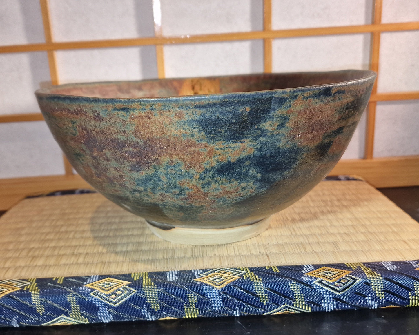 Large brown bowl