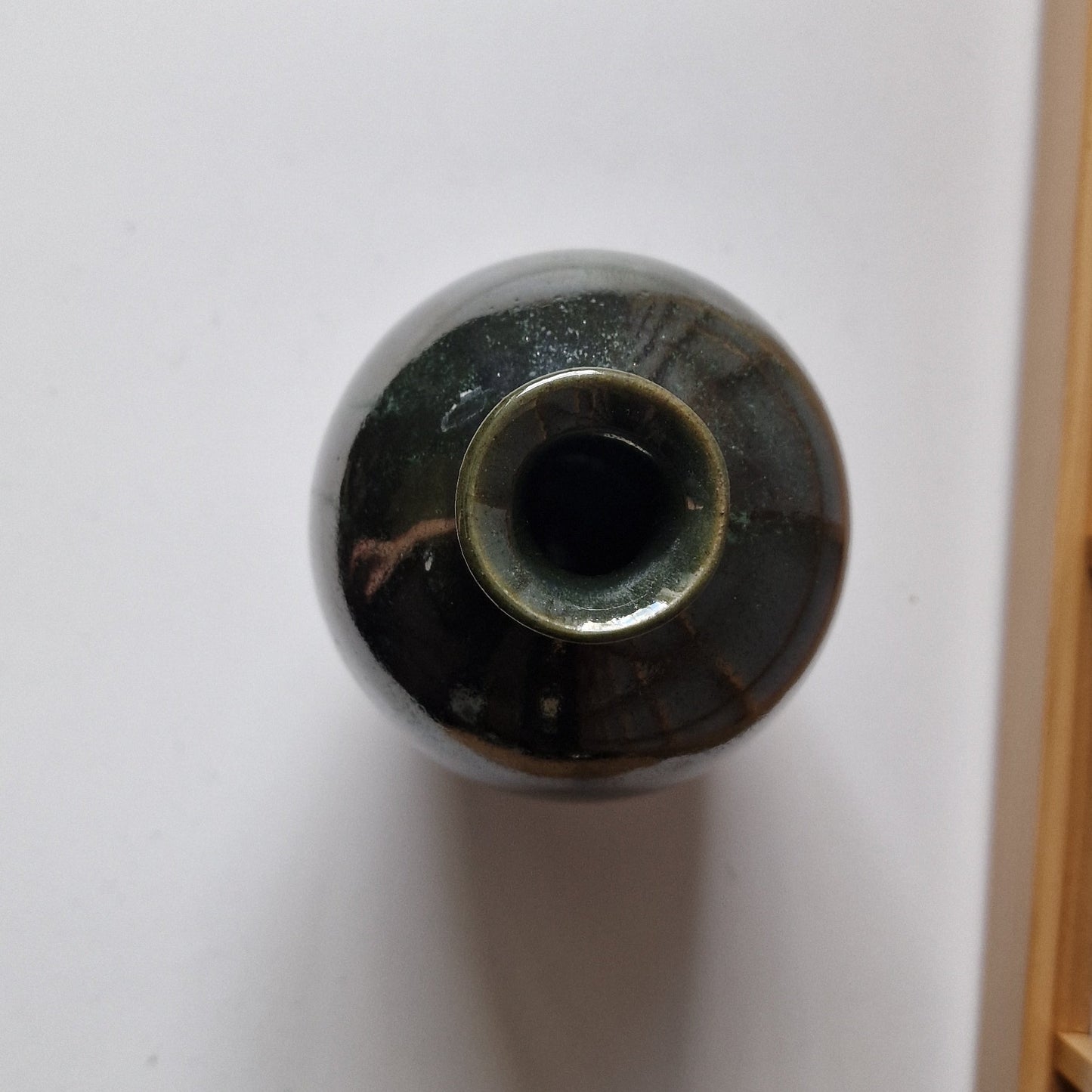 Dark green vase