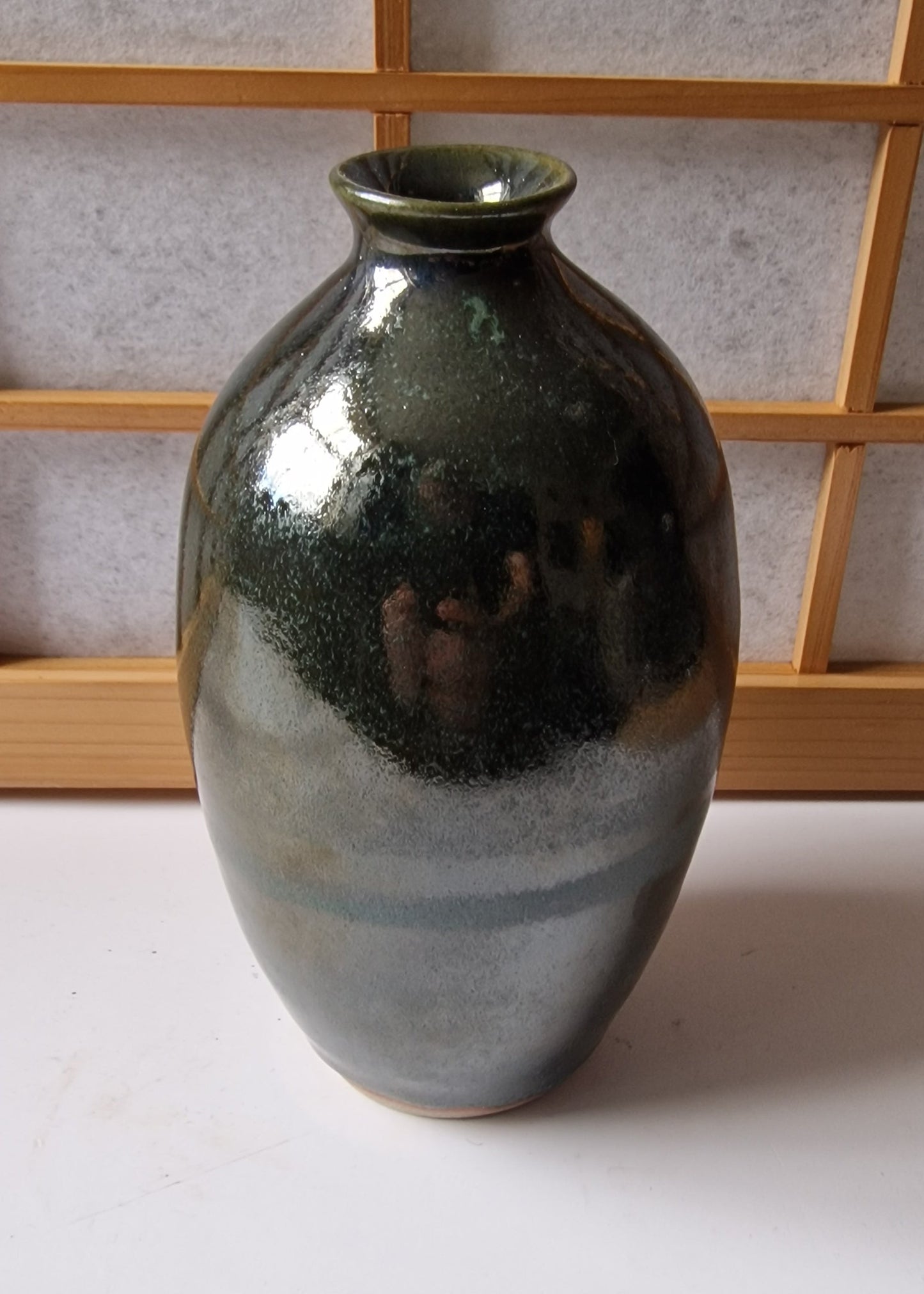 Dark green vase