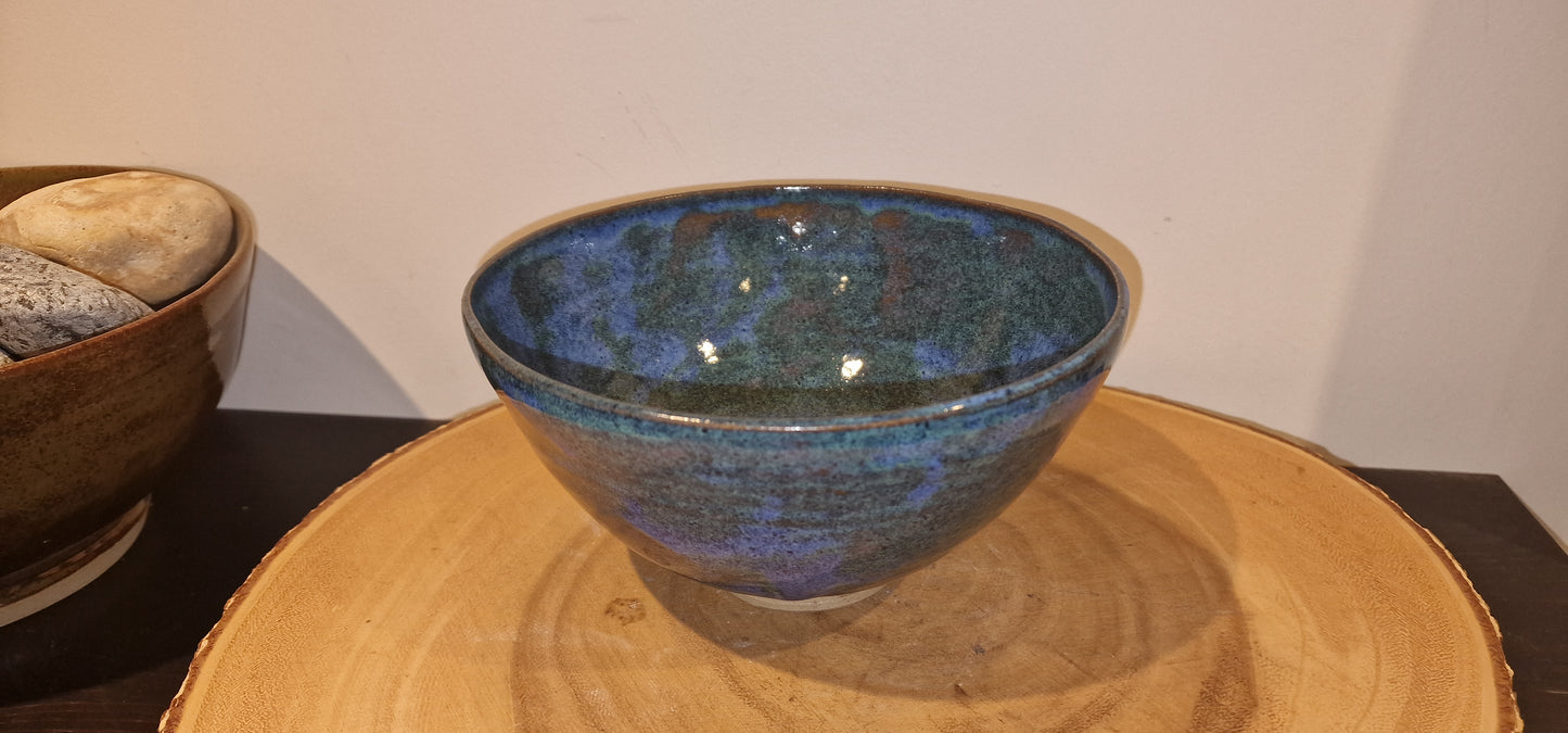Blue ramen bowl