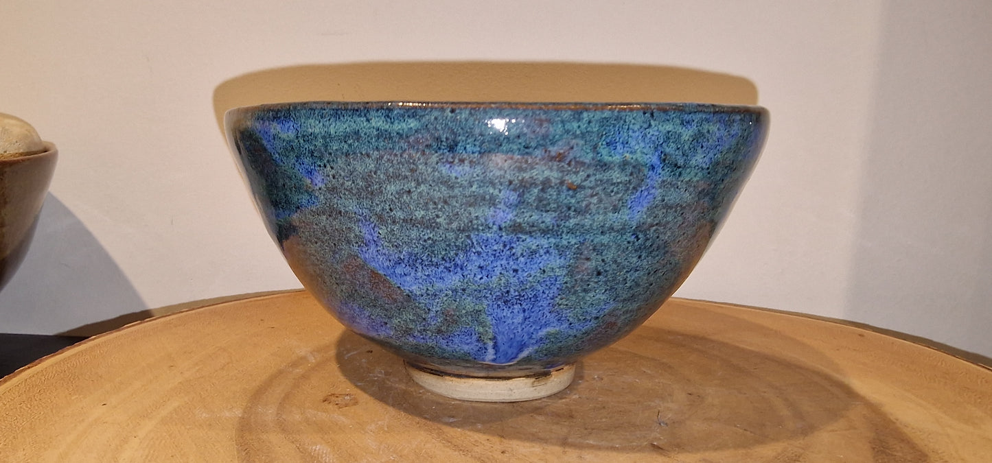 Blue ramen bowl