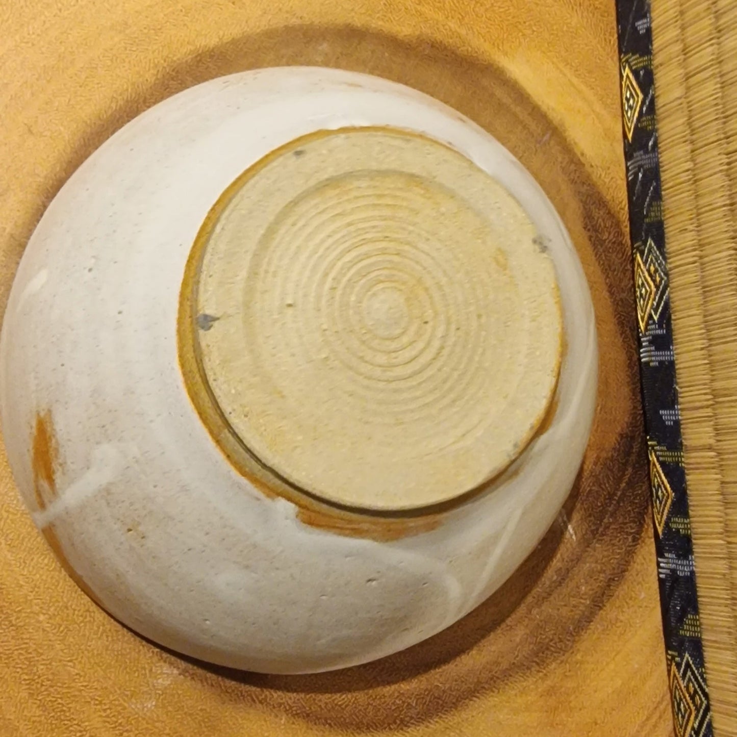 White salad bowl
