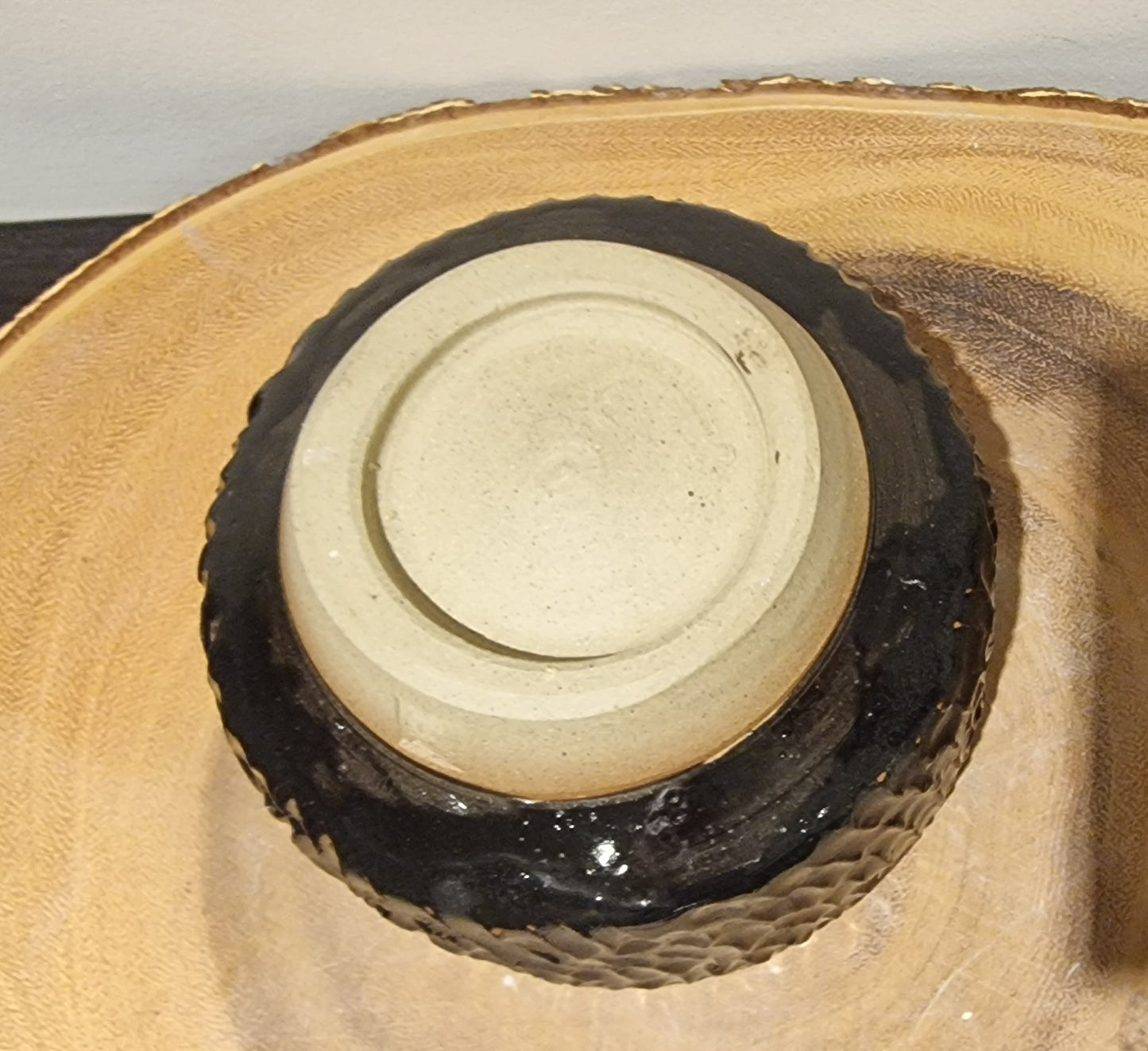 Black chawan, tea bowl for the Japanese tea ceremony