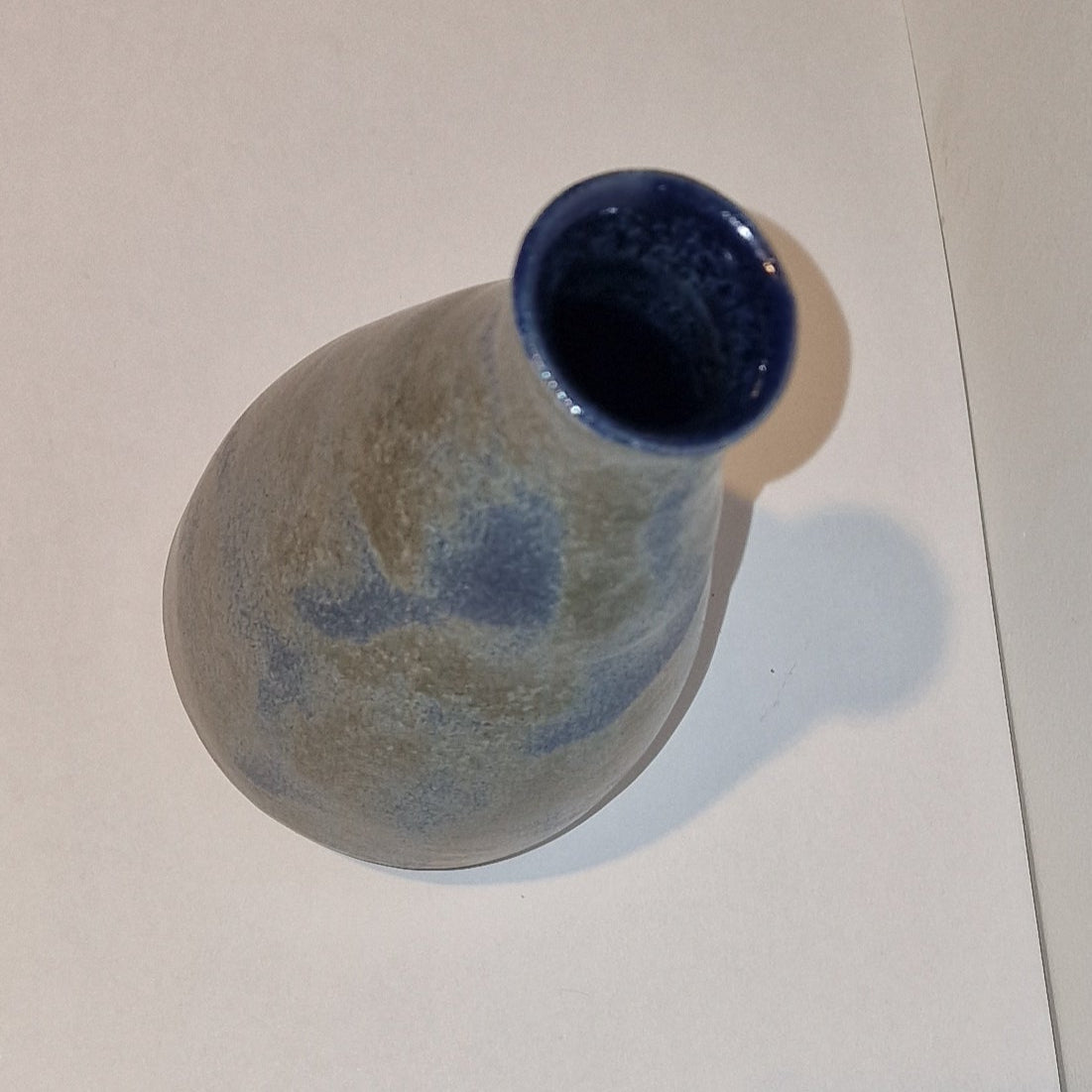 Small blue vase