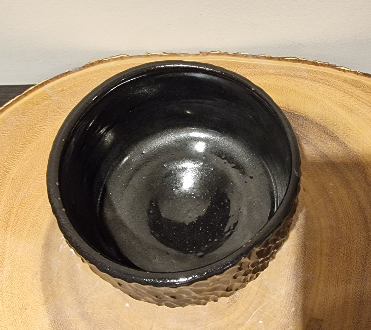 Black chawan, tea bowl for the Japanese tea ceremony