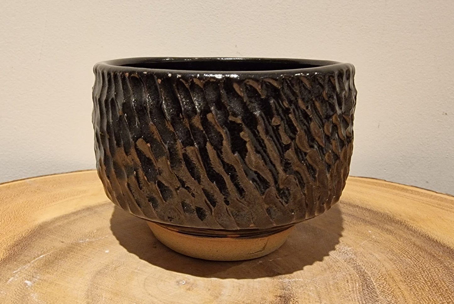 Black chawan, tea bowl for the Japanese tea ceremony