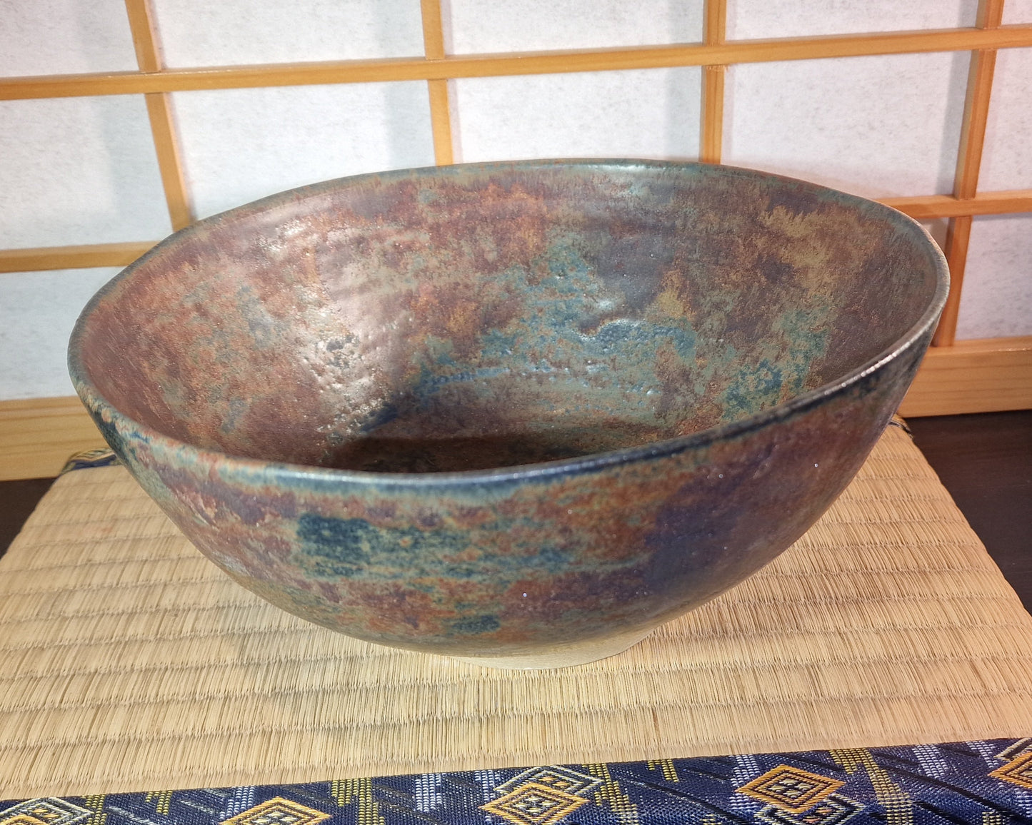 Large brown bowl